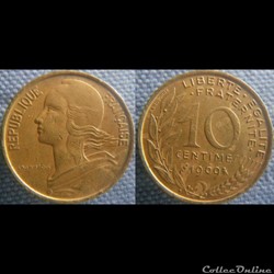 10 Centimes 1969
