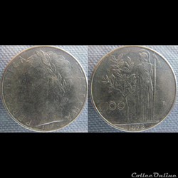 100 Lire 1978