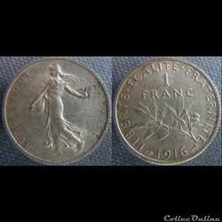 1 Franc 1916