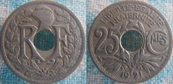 25 Centimes 1921