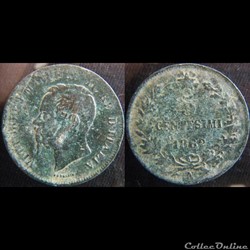 5 centesimi 1862 N