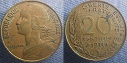 20 Centimes 1971