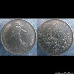 5 Francs 1971