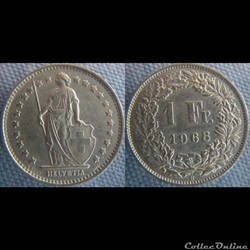 1 Franc 1968 B