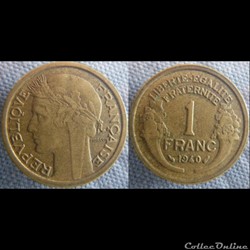 1 Franc 1940