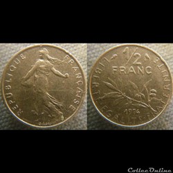 Demi Franc 1974