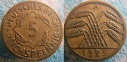 5 Reichspfennig 1925 A