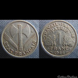 1 Franc 1944 B