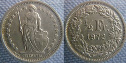 1/2 Franc 1972