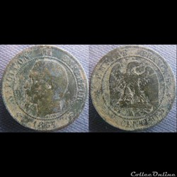 10 Centimes 1857 A