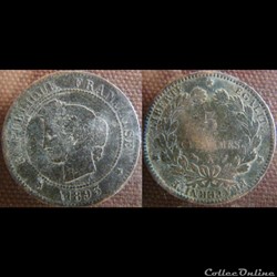 5 Centimes 1893 A