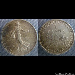 1 Franc 1916
