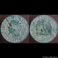 2 Centimes 1855 A