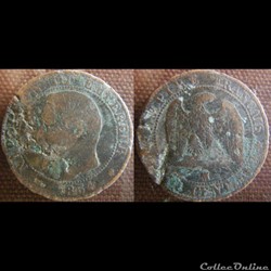 5 Centimes 1854 MA