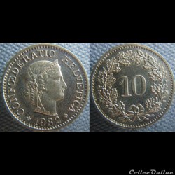 10 Rappen 1982