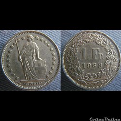 1 Franc 1968 B