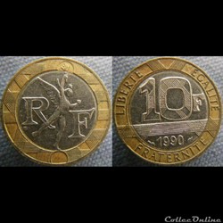 10 Francs 1990