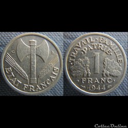 1 Franc 1944 C
