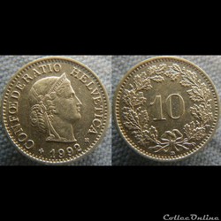 10 Rappen 1992 B