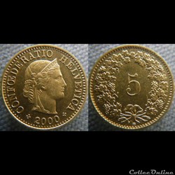 5 Rappen 2000 B
