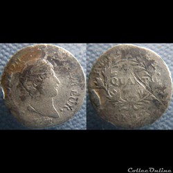 Quart de Franc An 12 I
