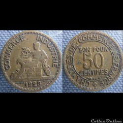 50 centimes 1923