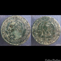 5 Centimes 1857 D