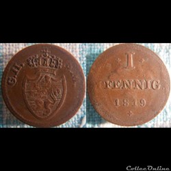 1 Pfennig 1819 Hesse-Darmstadt