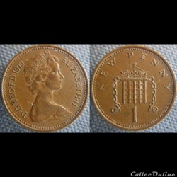 1 New Penny 1973