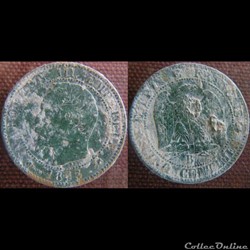5 Centimes 1853 B