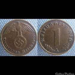 1 reichspfennig 1939 A