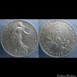 2 Francs 1915