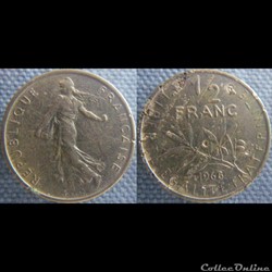 Demi Franc 1968