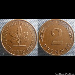 2 Pfennig 1978 J