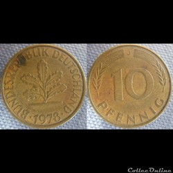 10 Pfennig 1978 J