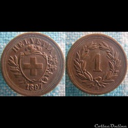 1 Rappen 1897