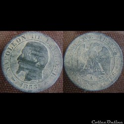 5 Centimes 1853 A