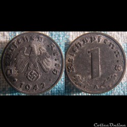 1 reichspfennig 1942 A