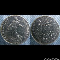 Demi Franc 1991