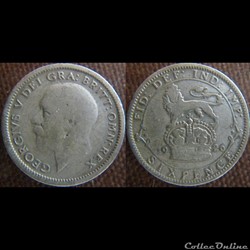6 Pence 1926