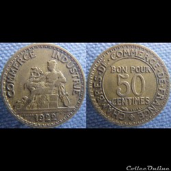 50 centimes 1922