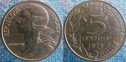 5 Centimes 1979