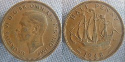 1/2 Penny 1948