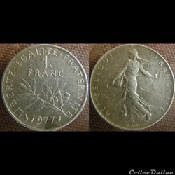 1 Franc 1977