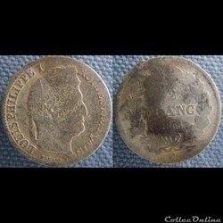 Demi Franc 1835 A