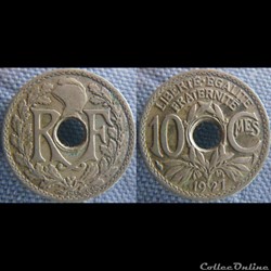 10 Centimes 1927