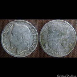 1 Franc 1867 A