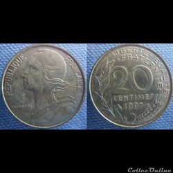 20 Centimes 1997