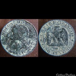 5 Centimes 1861 BB