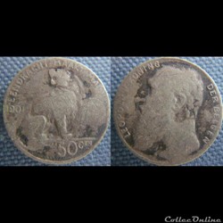 50 centimes 1901 nl
